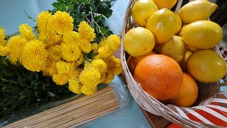 Сьедобная флористика или как сделать букет из лимонов 🍋