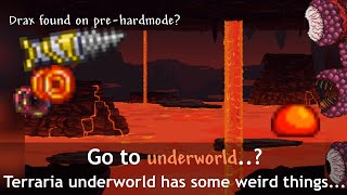 Terraria underworld has some secrets under the world...