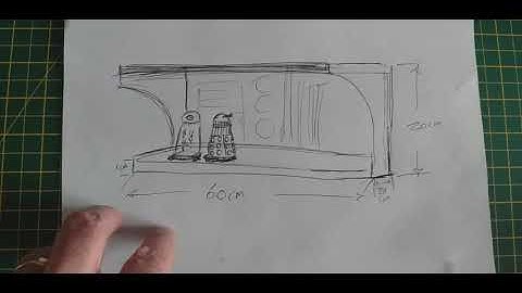 Scratch built Doctor Who diorama for Eaglemoss figures - Part 1