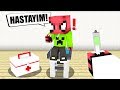 FAKİR KÖYDE HASTANE KONTROLÜ YAPTI! 😱 - Minecraft