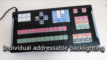 PI Engineering X-Keys XKE-128 Programmable USB Keyboard Overview | Full Compass