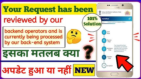 Your request has been reviewed by our backend operators and is currently being processed