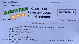 jkbose class 8th social science paper 2023|jkbose class 8th sst paper 2024 screenshot 4