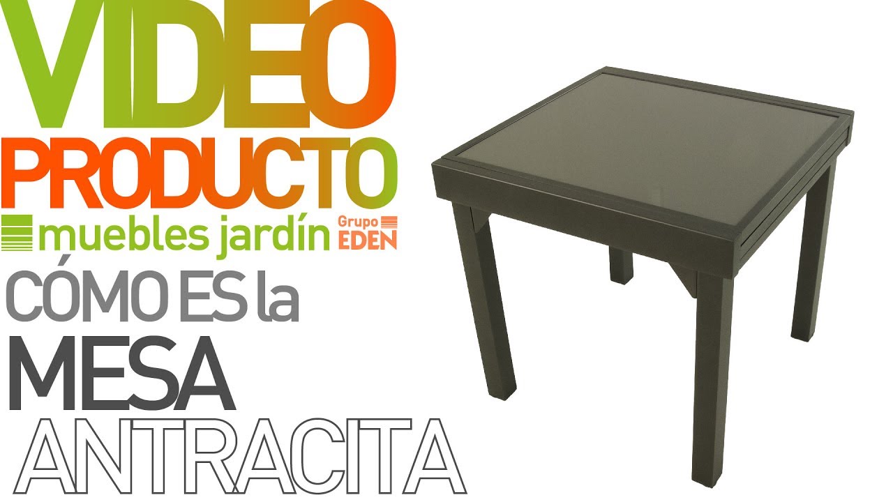 Mira la nueva mesa de terraza extensible 80 - Muebles Jardín 