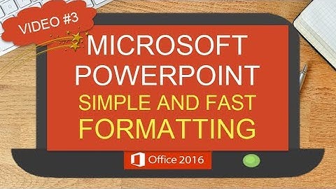 POWERPOINT SIMPLE AND FAST FORMATTING | SLIDE MASTER SNEAK PEEK | MICROSOFT POWERPOINT 2016 (#3)