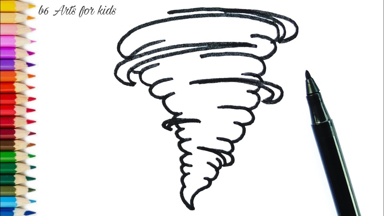 Tornado Drawing Vector Images (over 1,300)