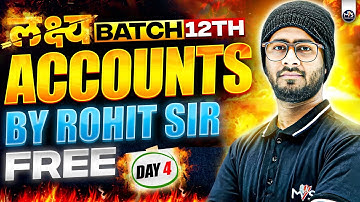 Lakshya Day 4 | NIOS Class 12th Accountancy Chapter 32 | Part-1 Accounting Ratio