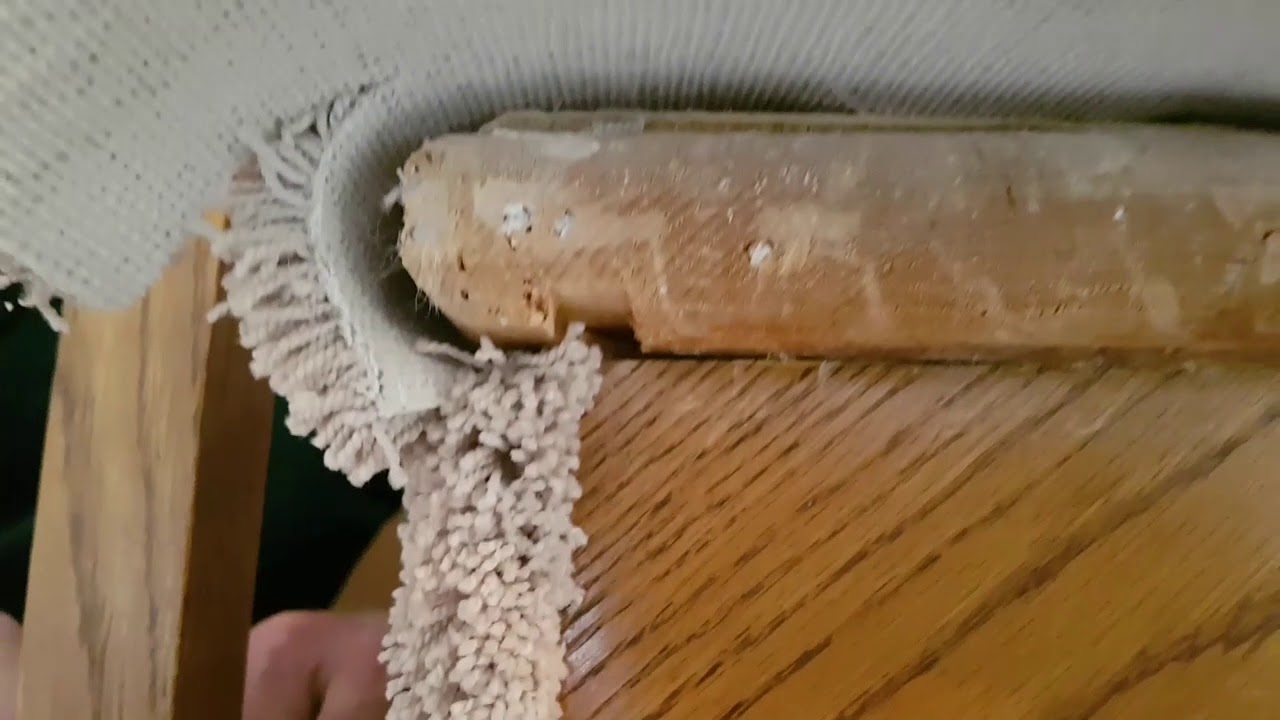 How to carpet upholstered stairs