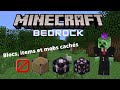 Les blocs items et mobs caches minecraft bedrock 116220