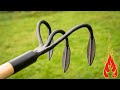 Blacksmithing - Forging a claw cultivator