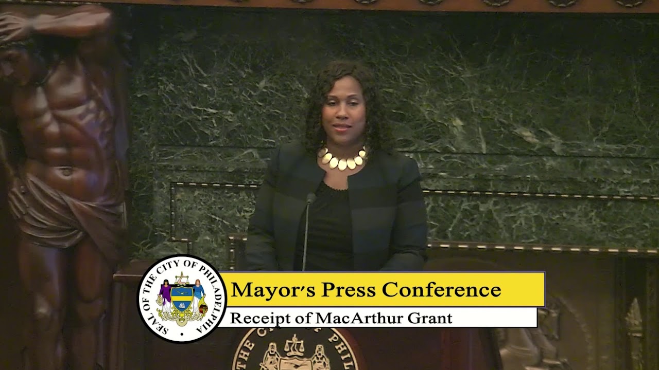 Mayor's Press Conference 10/24/18 - Receipt of MacArthur Grant