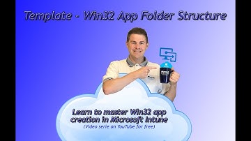 2. Win32 app creation Microsoft Intune: Template - Folder structure (2/33)