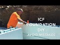 Nudura ICF foundation DIY (avoid common mistakes) YOU CAN DO THIS!!!