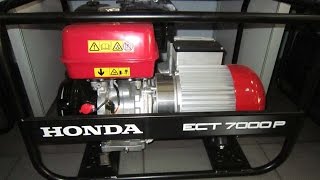 Хонда/Honda ECT 7000 P трехфазный бензиновый генератор IP-54(, 2016-04-19T11:02:38.000Z)