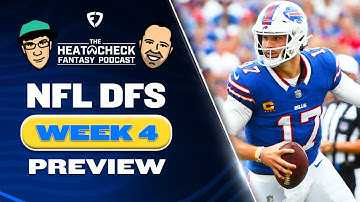 NFL DFS Heat Check Podcast, Week 4 Preview