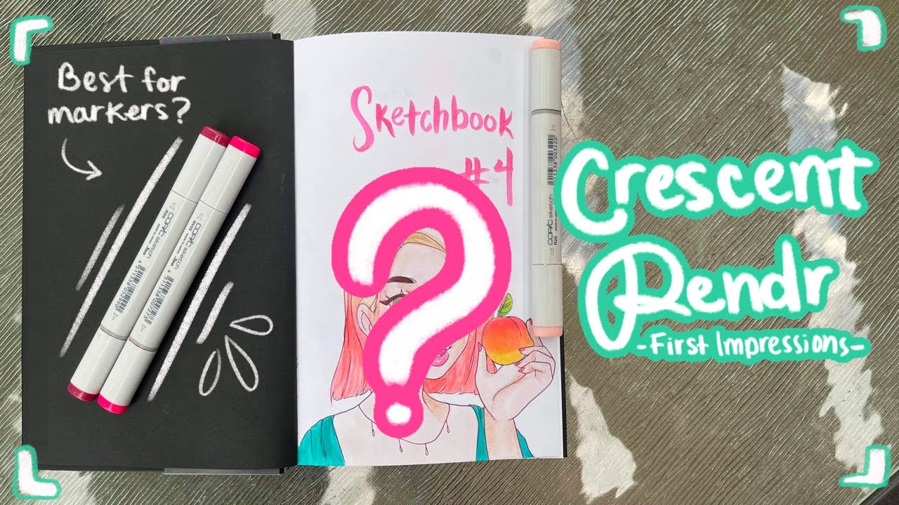 Introducing RENDR Lay Flat Sketchbooks 