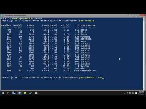 Remote Management Tools for Nano Server