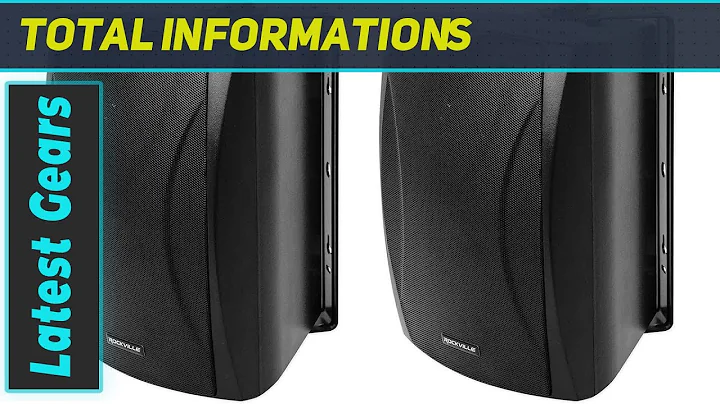 Rockville WET-5B 70V 5.25" IPX55 Black Commercial Indoor/Outdoor Wall Speakers Review