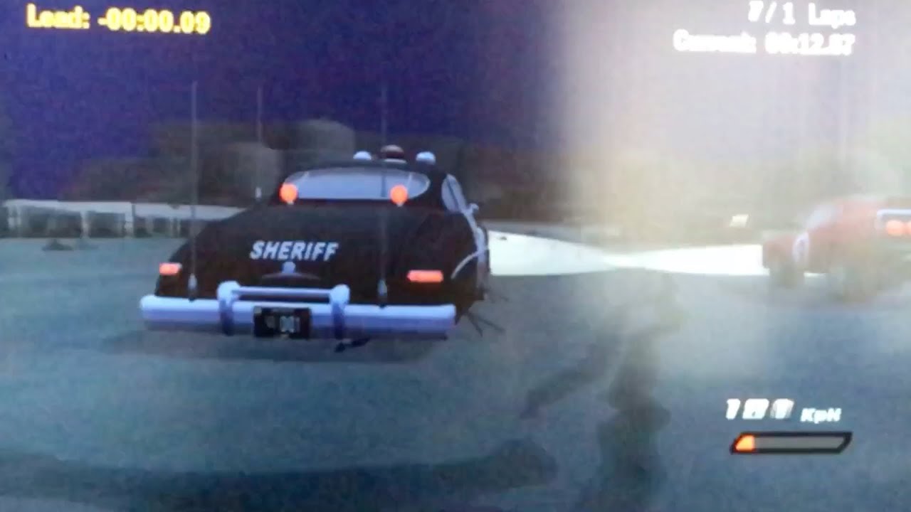 Cars The Video Game Sheriff’s chase With Sherrif