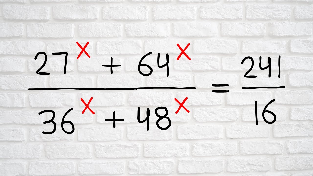 Poland | A Nice Exponential Algebra Problem