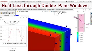 Solidworks Thermal Tutorials  |  Heat Loss through a Double Pane Window