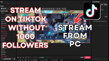 How To Stream on TikTok without 1000 followers with Tiktok live studio