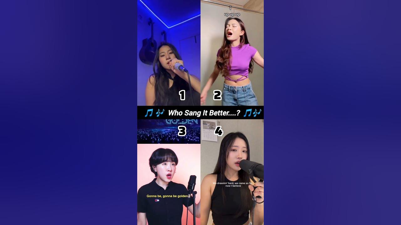 Kpop Demon Hunter - Golden (Cover)🌟❤️||Who sang it better comment #kpopdemonhunter #goldensong