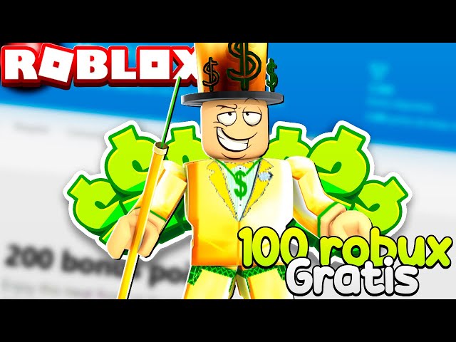 Como ganhar 100 ROBUX ou MAIS de GRAÇA no ROBLOX agora mesmo