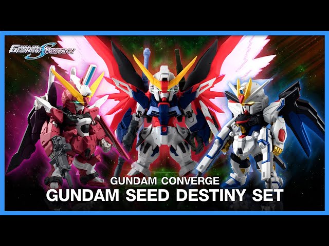 Gundam Converge Gundam Seed Destiny Set Review - YouTube