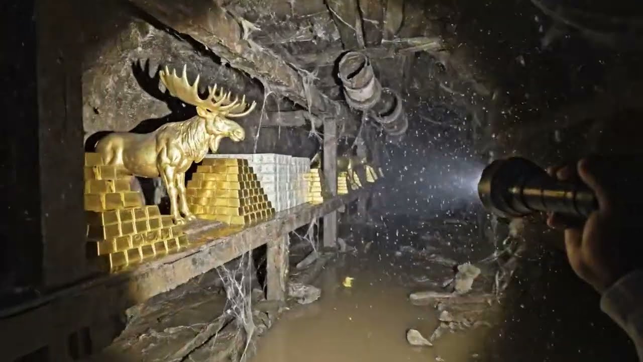 Scary Mine Tunnel Exploration Uncovers Gold Fortune