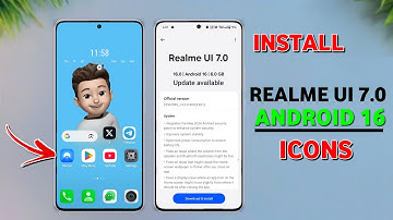 Realme UI 7.0 Android 16 : Install Icons in All Realme Phone 🔥