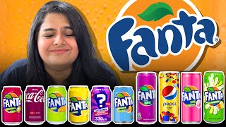 🧃Fanta Flavour's You've never Seen..!! Tasting 8 Fanta flavours🥵| Social Unboxer |