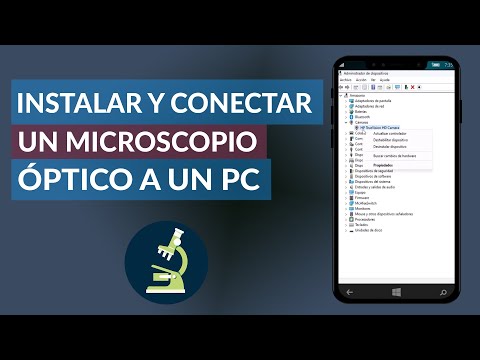 Cómo instalar y conectar un microscopio óptico a un PC paso a paso