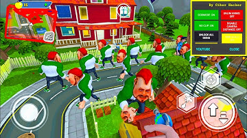 Dark Riddle MOD MENU APK🧨New Year ( Mod 99999 LUCKY ) Fun Neighbor | Part 12