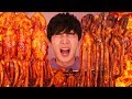 MUKBANG | 쫄깃쫄깃! 왕 낙지 + 오징어 불닭 찜 먹방🔥Hot Spicy Giant Octopus+Squid ASMR 후니 Hoony  seafood Korean