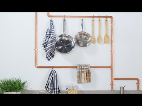 Diy Copper Pipe Kitchen Rack Eye On, Copper Pipe Kitchen Shelves
