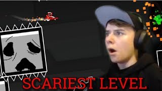 SCARIEST GEOMETRY DASH LEVEL (no lie, actually creepy) | ChrisCredible
