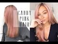 Pastel pink hair tutorial  no dye  hollie hobin