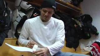 Patrick Lalime Teaches How to Tape Stick