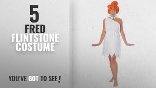 Top 10 Fred Flintstone Costume [2018]: The Flintstones Wilma Flintstone Costume, White, Standard