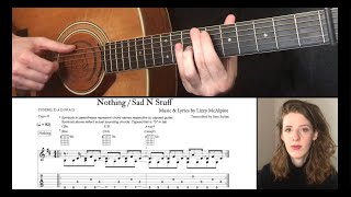 Nothing/ Sad N Stuff by Lizzy McAlpine guitar transcription (Featuring Nicole Weiss)