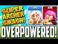 SUPER ARCHER SMASH IS WAY TOO STRONG FOR TH11 ! Best New Town Hall 11 Attack Strategy in 2020 TH 11