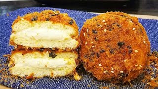 海苔肉松小贝食谱|松软暴浆卡士达酱|Seaweed Meat Floss Cake Recipe| Soft Fluffy Lava Burst Custard fillings