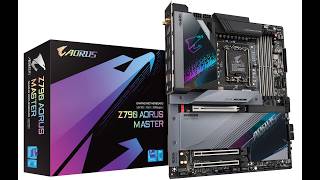 Z790 AORUS MASTER BIOS SETTINGS 14900K 57P 45E ALL CORE 7200MT 4 ram slot manual tight timings