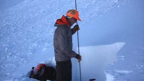 Natural slab avalanche on Mt. Baldy. 11/11/15