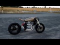 Honda NTV650 cafe racer "grabbing Spikes"