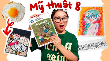 GIẢI BÀI TẬP MỸ THUẬT 8, VẼ TRANH BẰNG TRỨNG GÀ ??? | Beisme