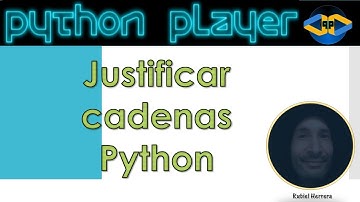 PYTHON PARA NOVATOS :: V15 - Justificar cadenas de texto en Python