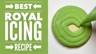 How to make the BEST tasting royal icing with meringue powder (step-by-step recipe instructions)