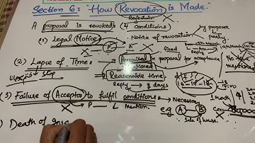 Section 7 of Contract Act 1872 (How Revocation is Made)